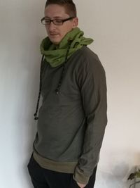 Herrenhoodie Seitenansicht